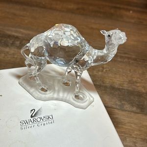 Swarovski crystal camel figurine.